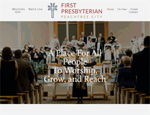 Tablet Screenshot of firstpresptc.org